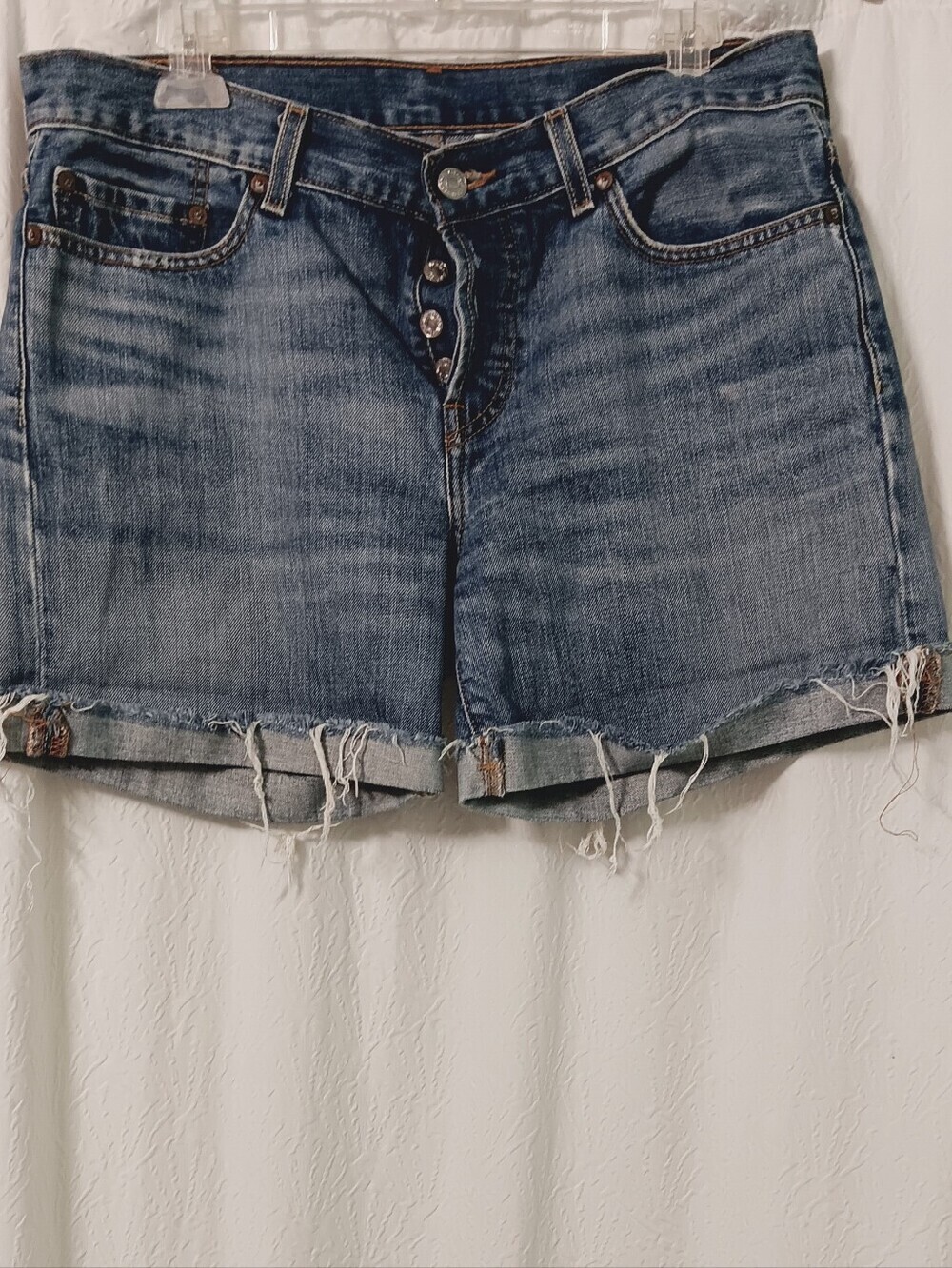 Levis Cutoff Shorts - Blue Size 29